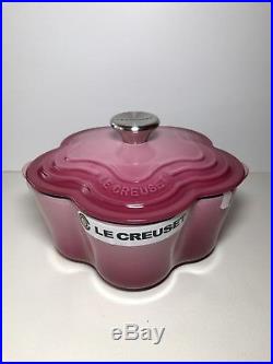 SUPER RARE Le Creuset Berry Flower Cocotte 2.25 QT Cast Iron Made in France