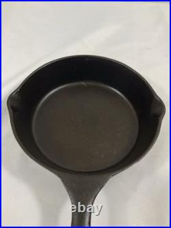 Scarce Lodge 3-Notch Notched #4 Cast Iron Skillet 1945-1955 Restored & Seasoned