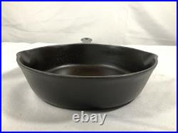 Scarce Lodge 3-Notch Notched #4 Cast Iron Skillet 1945-1955 Restored & Seasoned
