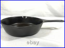 Scarce Lodge 3-Notch Notched #4 Cast Iron Skillet 1945-1955 Restored & Seasoned
