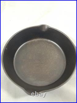 Scarce Lodge 3-Notch Notched #4 Cast Iron Skillet 1945-1955 Restored & Seasoned