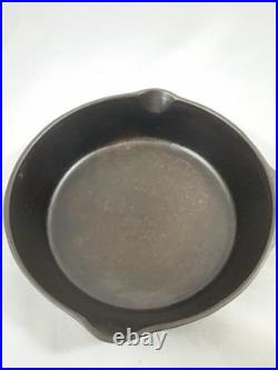 Scarce Lodge 3-Notch Notched #4 Cast Iron Skillet 1945-1955 Restored & Seasoned