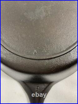 Scarce Lodge 3-Notch Notched #4 Cast Iron Skillet 1945-1955 Restored & Seasoned