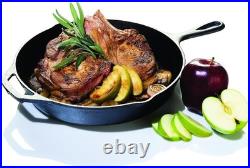 Seasoned Cast Iron 3 Skillet Bundle. 12 Inches and 10.25 Inches with 8 Inch S