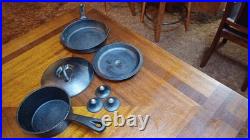 Seasoned cast iron cookware set-10 piece