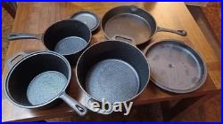 Seasoned cast iron cookware set-10 piece