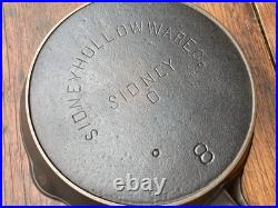 Sidney Hollow Ware #8 Cast Iron Skillet
