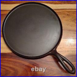 Sidney Hollow Ware Co. Cast Iron #8 Handled Griddle, Block Logo, Circa 1888-1897