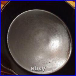 Sidney Hollow Ware Co. Cast Iron #8 Skillet, Block Logo, Circa 1888-1897