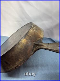 Sidney Hollow Ware, Wagner Ware #8, Plated, 1897-1903 Cast Iron Skillet