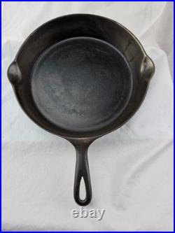 Sidney O Hollow Wear #10 Vintage Script Logo Very Rare Cast Iron Skillet c 1887