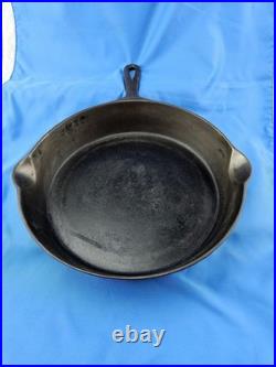 Sidney O Hollow Wear #10 Vintage Script Logo Very Rare Cast Iron Skillet c 1887