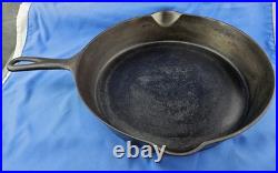 Sidney O Hollow Wear #10 Vintage Script Logo Very Rare Cast Iron Skillet c 1887