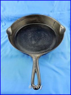 Sidney O Hollow Wear #10 Vintage Script Logo Very Rare Cast Iron Skillet c 1887