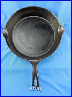 Sidney O Hollow Wear #10 Vintage Script Logo Very Rare Cast Iron Skillet c 1887