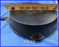 Sidney O Hollow Wear #10 Vintage Script Logo Very Rare Cast Iron Skillet c 1887