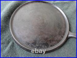 Sidney Vintage Cast Iron #9a Round Griddle Frying Pan Nice Condition Fast Ship