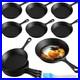 Skylety Mini Cast Iron Skillets Small Plate Restaurant Kitchen Skillets, 10 Sets