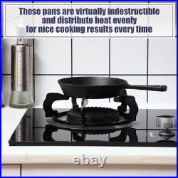 Skylety Mini Cast Iron Skillets Small Plate Restaurant Kitchen Skillets, 10 Sets