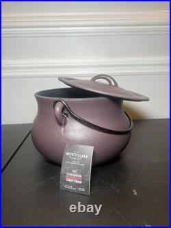 Smith And Clark 4QT Cast Iron Plum Purple Cauldron NWOT