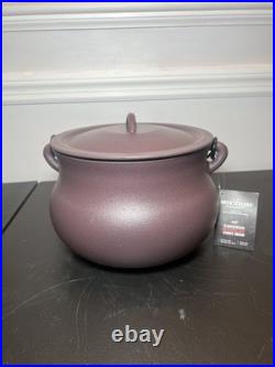 Smith And Clark 4QT Cast Iron Plum Purple Cauldron NWOT