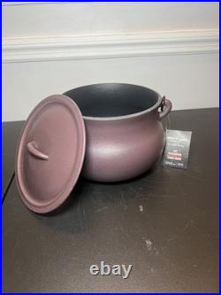 Smith And Clark 4QT Cast Iron Plum Purple Cauldron NWOT