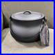 Smith and Clark Ironworks Cauldron Cast Iron Dutch Oven 4 Qt