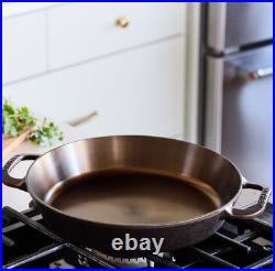 Smithey Seasoned Cast Iron Dual Handle Skillets 14 (NEW) Smithey Seasoned Cast Iron Dual Handle Skillets 14 (NEW)