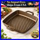 Smithey Seasoned Cast Iron Grill Pan 12 Inch Pre-Seasoned Dual Handle