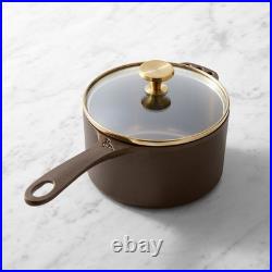 Smithey Seasoned Cast Iron Saucepan, 1-Qt