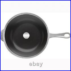Staub 10 Cast Iron Pan with Lid, Graphite Grey