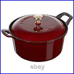 Staub 2.75 Quart Round Vintage Cocotte, Grenadine