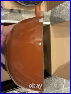 Staub 3.75 Qt Cast Iron Pumpkin Dutch Oven RARE