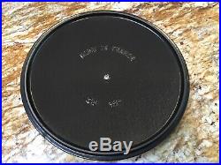 Staub Braiser 4 quart size 28 Blue Excellent Enameled Cast Iron