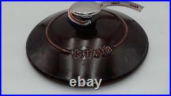 Staub Cast Iron 1.5-qt Petite French Oven Grenadine, Made in France