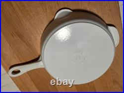 Staub Cast Iron 10 in, Fry Pan, White