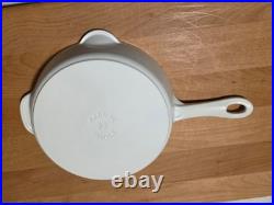Staub Cast Iron 10 in, Fry Pan, White