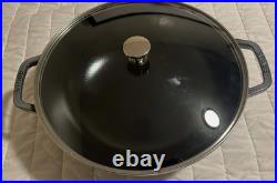 Staub Cast Iron, 12-inch, Perfect Pan Graphite Grey