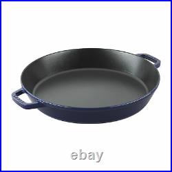 Staub Cast Iron 15-inch Double Handle Fry Pan / Paella Pan