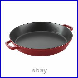 Staub Cast Iron 15-inch Double Handle Fry Pan / Paella Pan