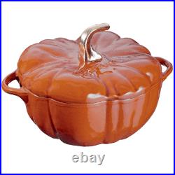 Staub Cast Iron 3.5-qt Pumpkin Cocotte