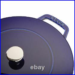 Staub Cast Iron 3.75-qt Essential French Oven Dark Blue