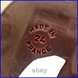 Staub Cast Iron 3.75 qt Essential French Oven Rooster Lid Grenadine NWB France
