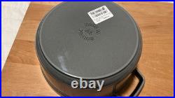 Staub Cast Iron 4 qt, Round, Dutch Oven, Graphite Grey