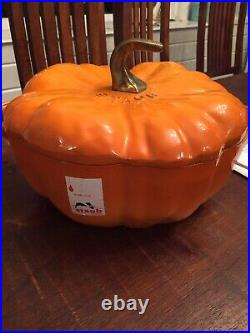 Staub Cast Iron 5-qt Pumpkin Cocotte Burnt Orange