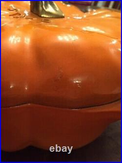 Staub Cast Iron 5-qt Pumpkin Cocotte Burnt Orange