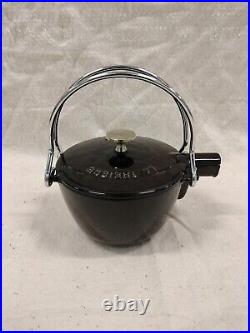 Staub Cast Iron Round Tea Kettle, 1- Quart Cooking Surface Creating A Culinary
