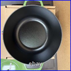 Staub Enameled Cast Iron Dutch Oven Round 5 Qt #26 Lime Green