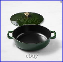 Staub Enameled Cast Iron Pine Tree Braiser, 2.5-Qt