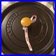 Staub La Cocotte Round Cast Iron Enamel 4 qt Dutch Oven/Cocotte Black Lid